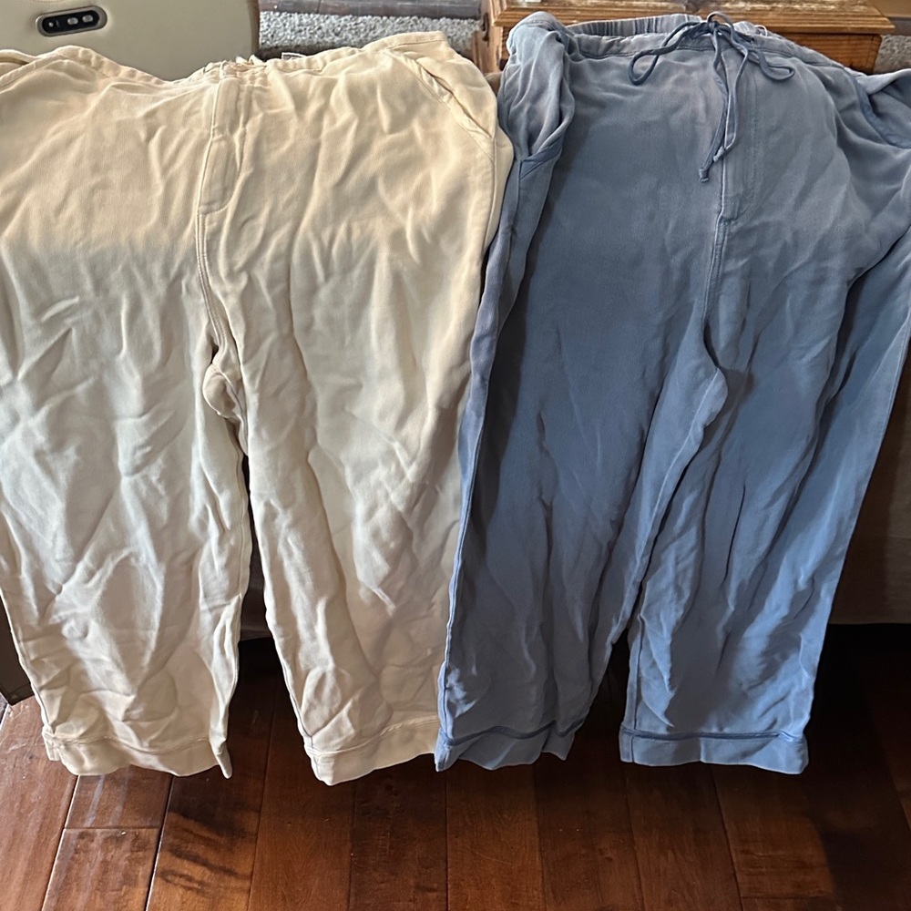Soft Surroundings Cream TENCEL Lounge Pants